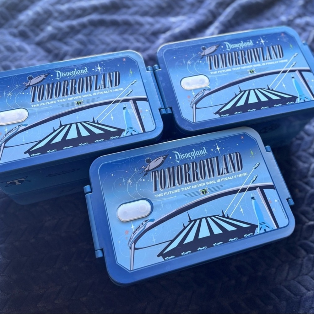 Disneyland Tomorrowland Blue Storage Box Set